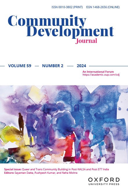 Cover of the Community Development Journal