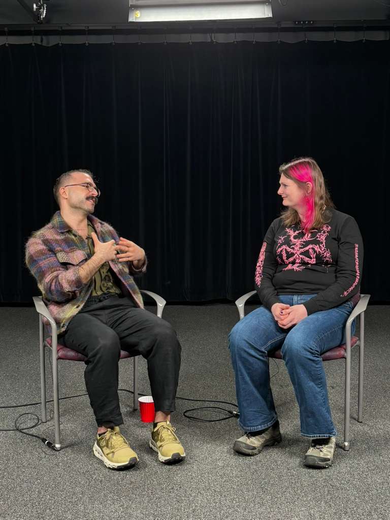 Tankut and Ruth in conversation